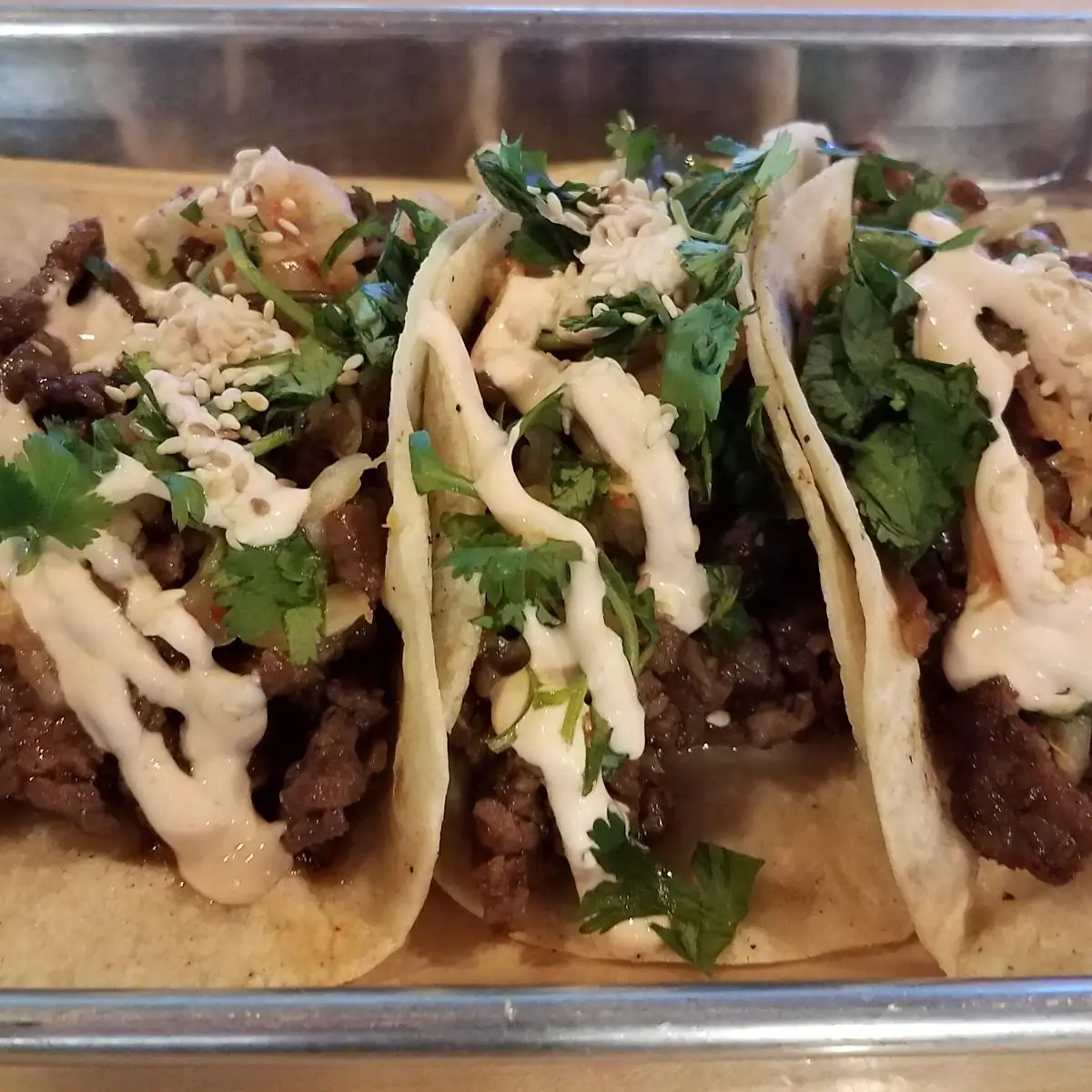 Korean BBQ Beef Tacos