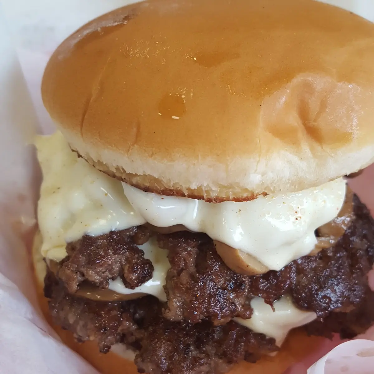 Mushroom and Swiss Burger