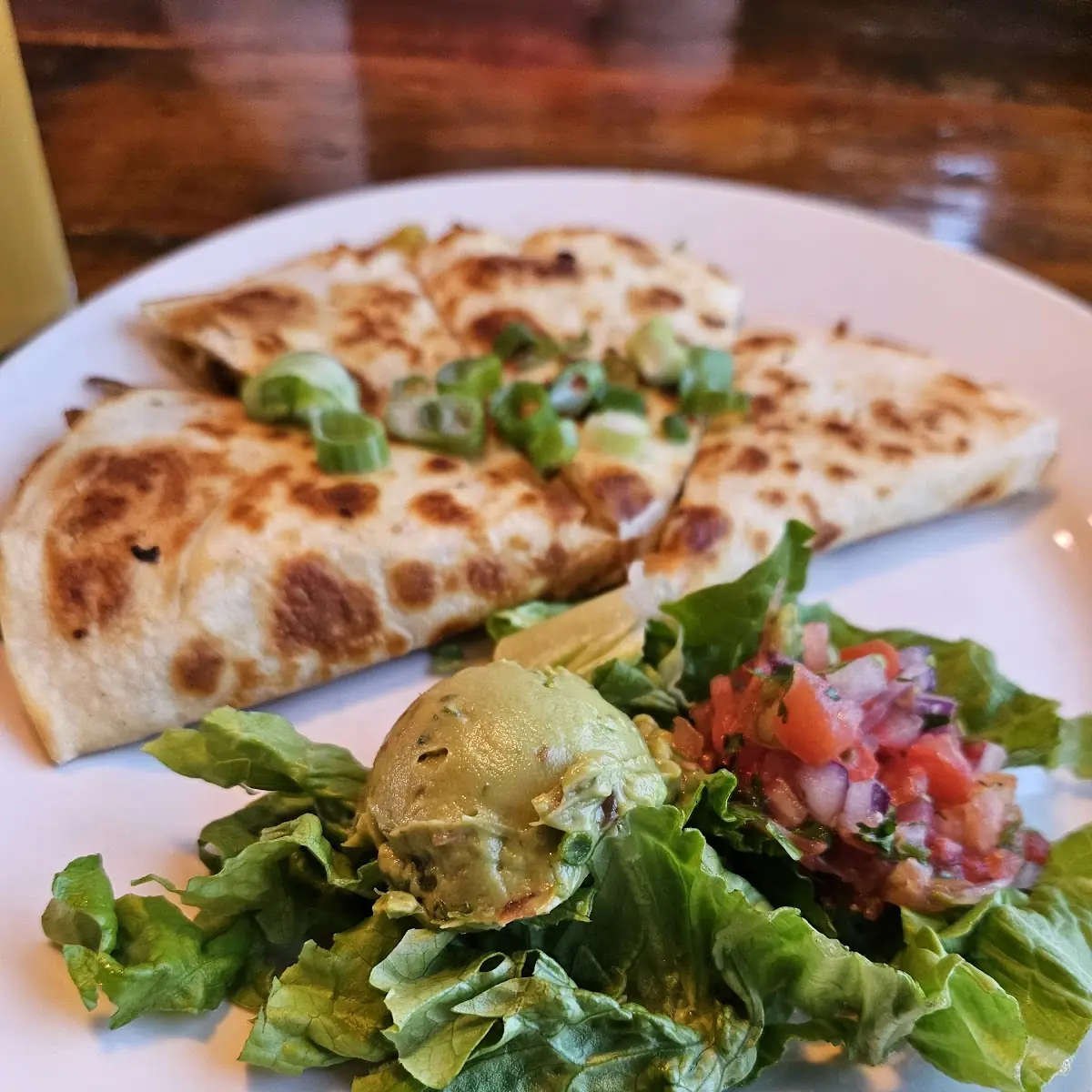 Marinated Grilled Chicken Quesadilla