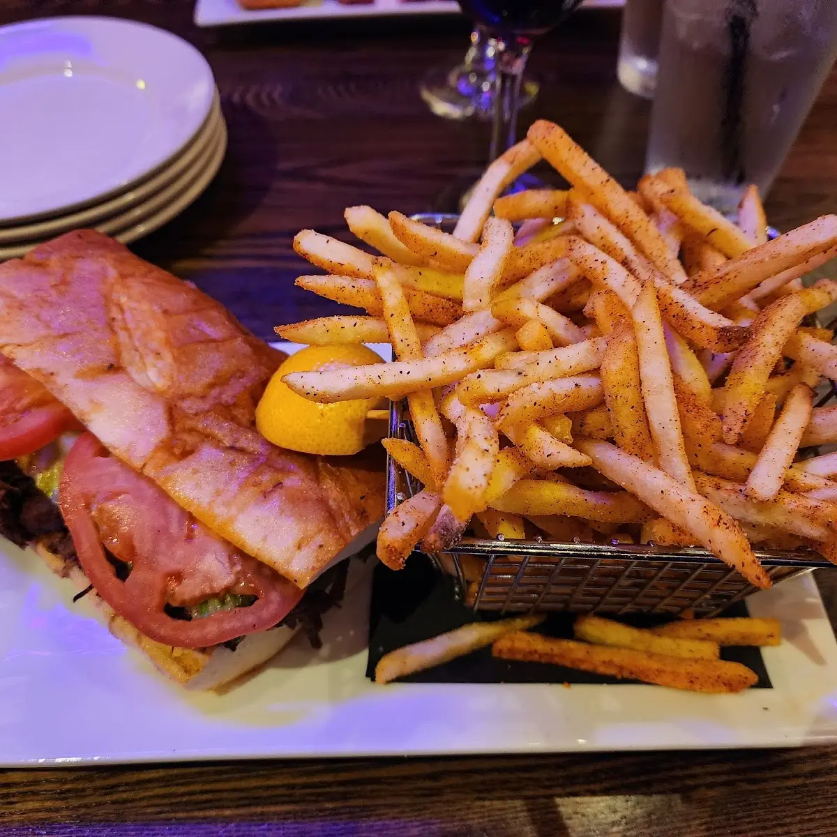 Roast Beef PO Boy Sandwich