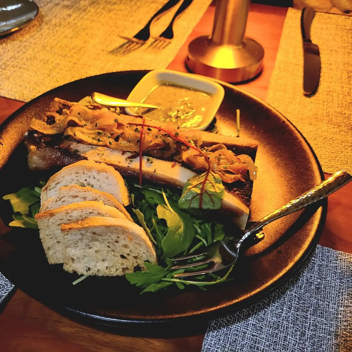 Roasted Bone Marrow Canoe