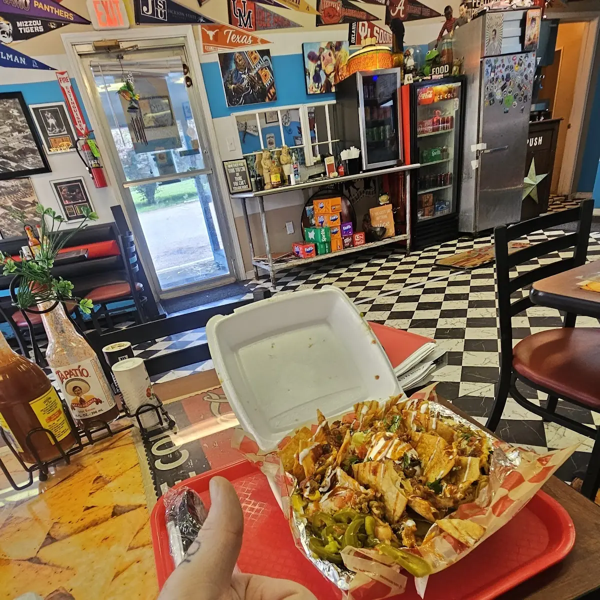Loaded Nachos with Bacon