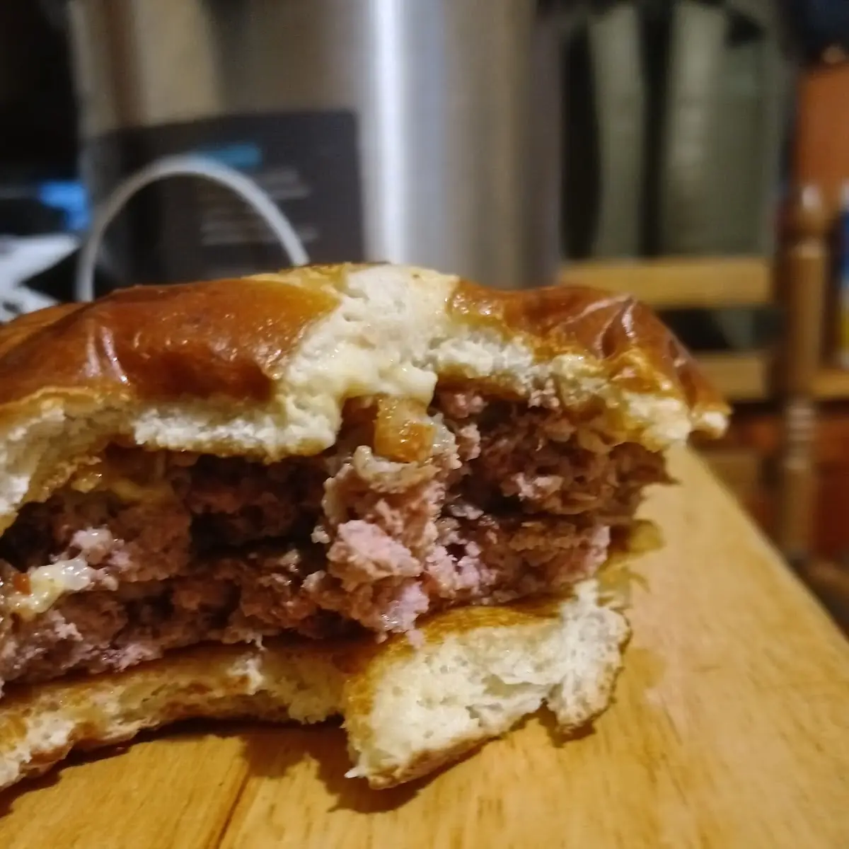 Pretzel Pub Bacon Burger
