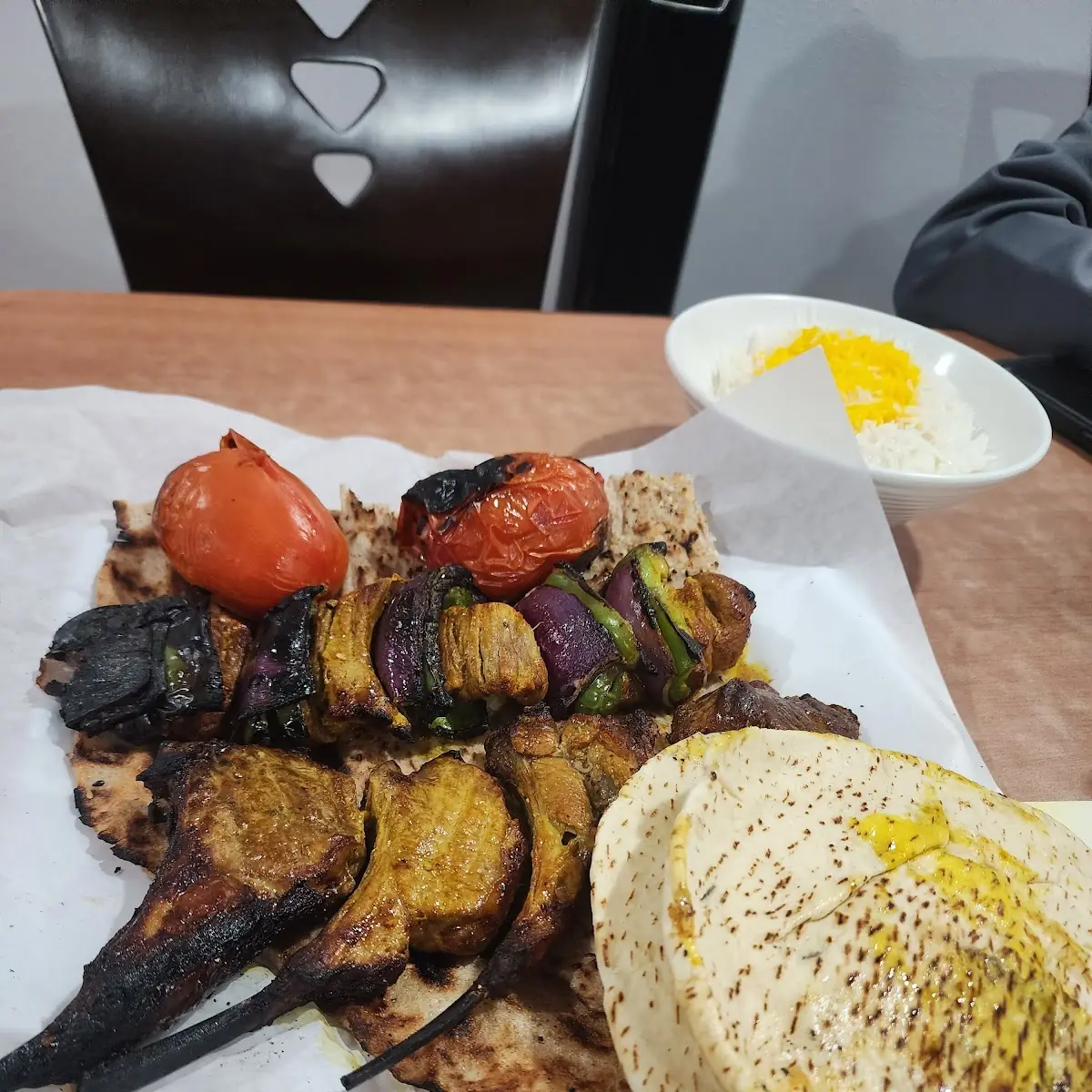 Shish Kabob and Lamb Chops