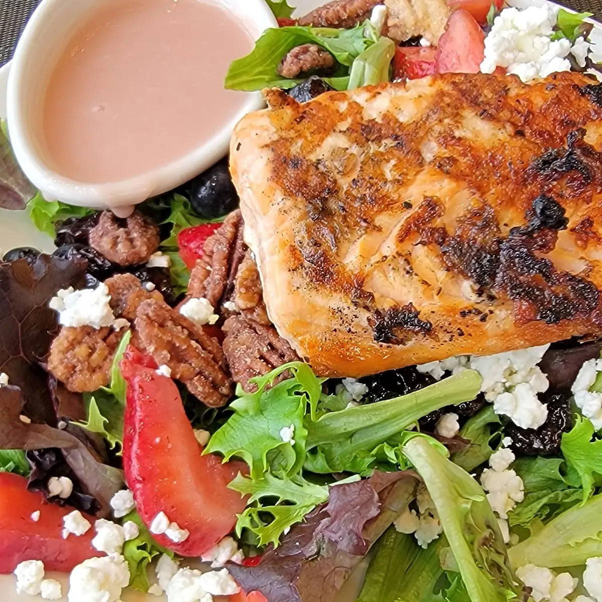 Wood-Fired Salmon Salad