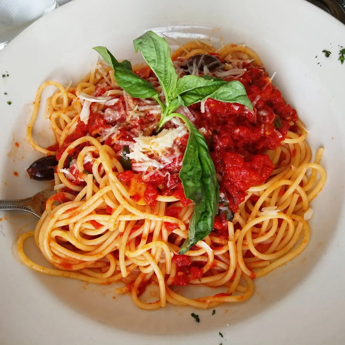Spaghetti Chicken Parmesan