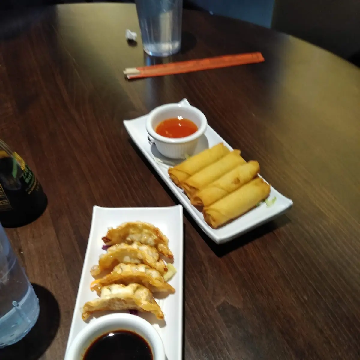 Gyoza and Spring Roll