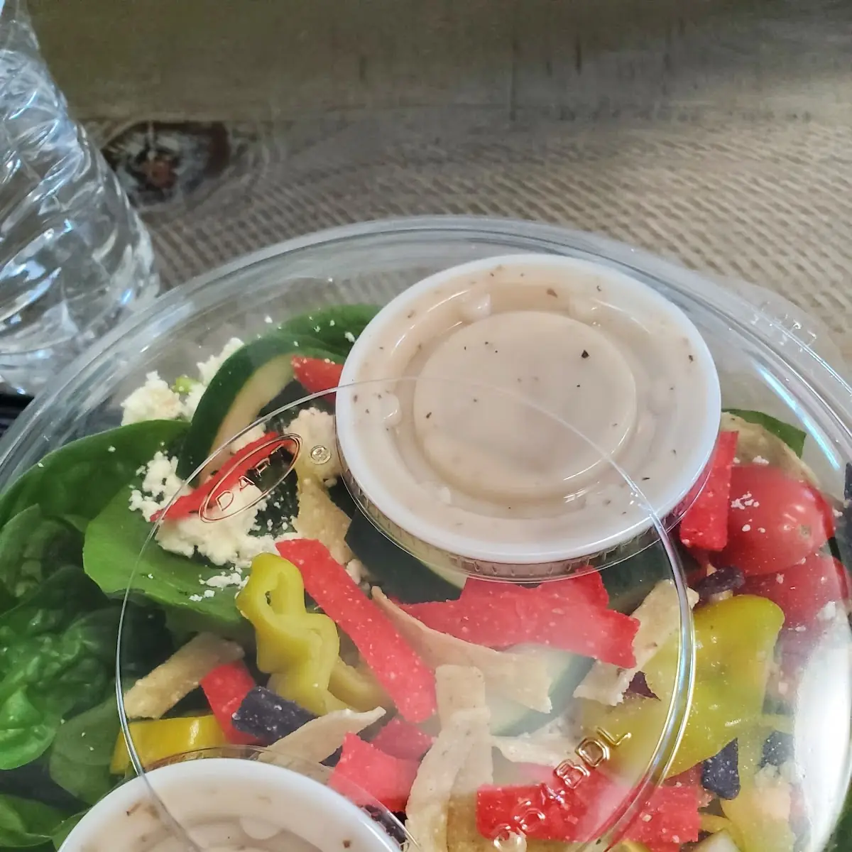 Mediterranean Spinach Salad