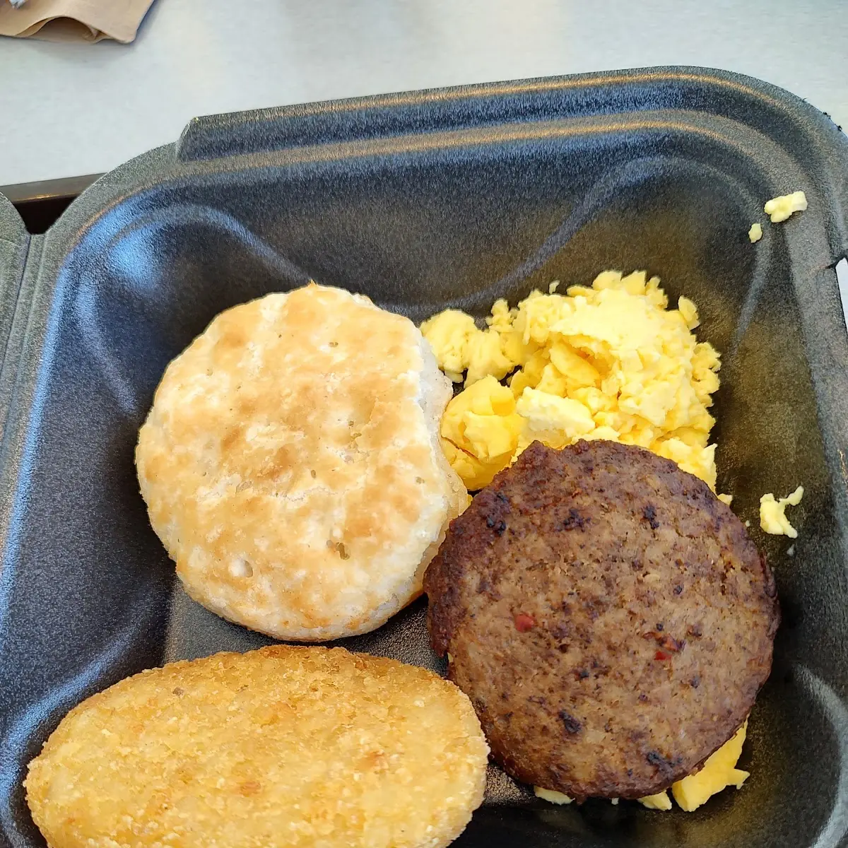 Sausage Platter with Hash Browns
