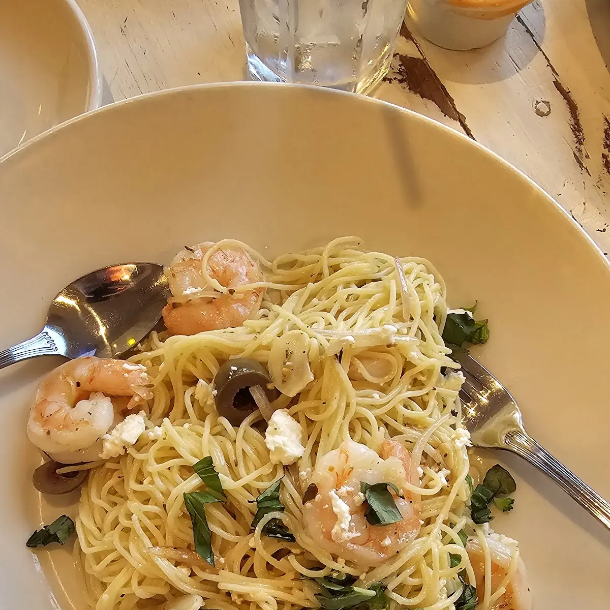 Shrimp and Angel Hair Pasta