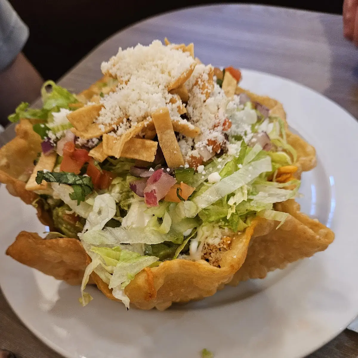 Taco Salad with Pulled Pork