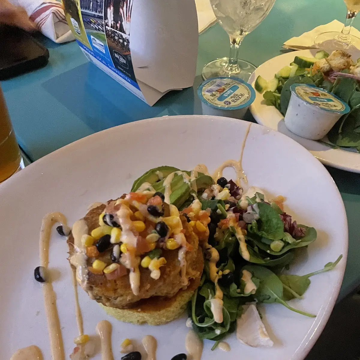 Crab Cake and Bread