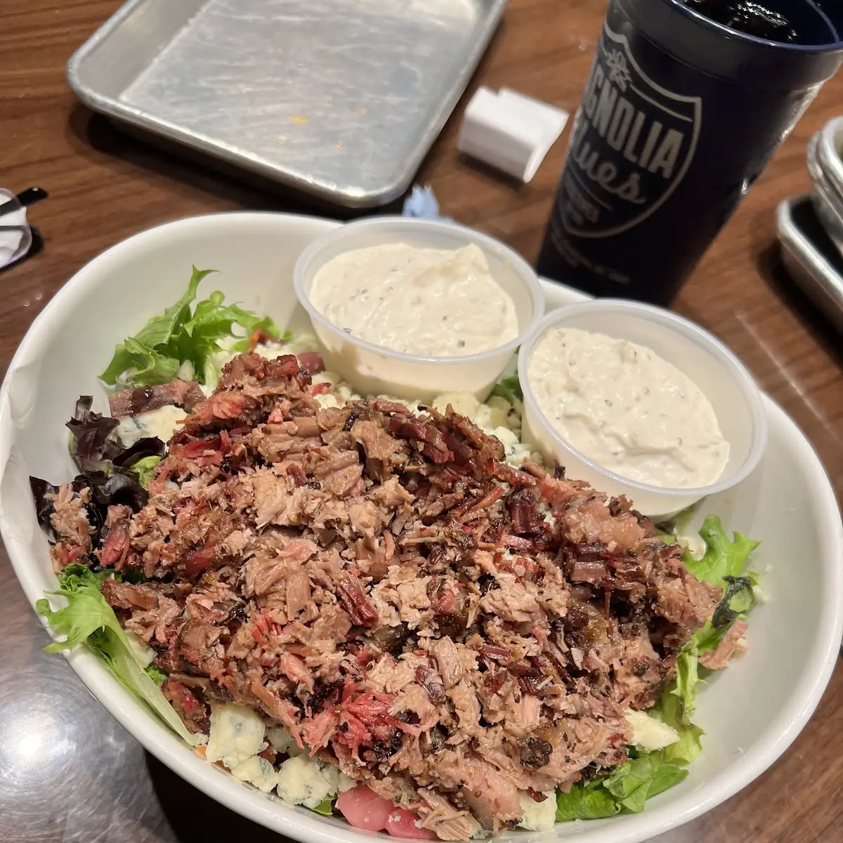 Brisket and Bleu Salad