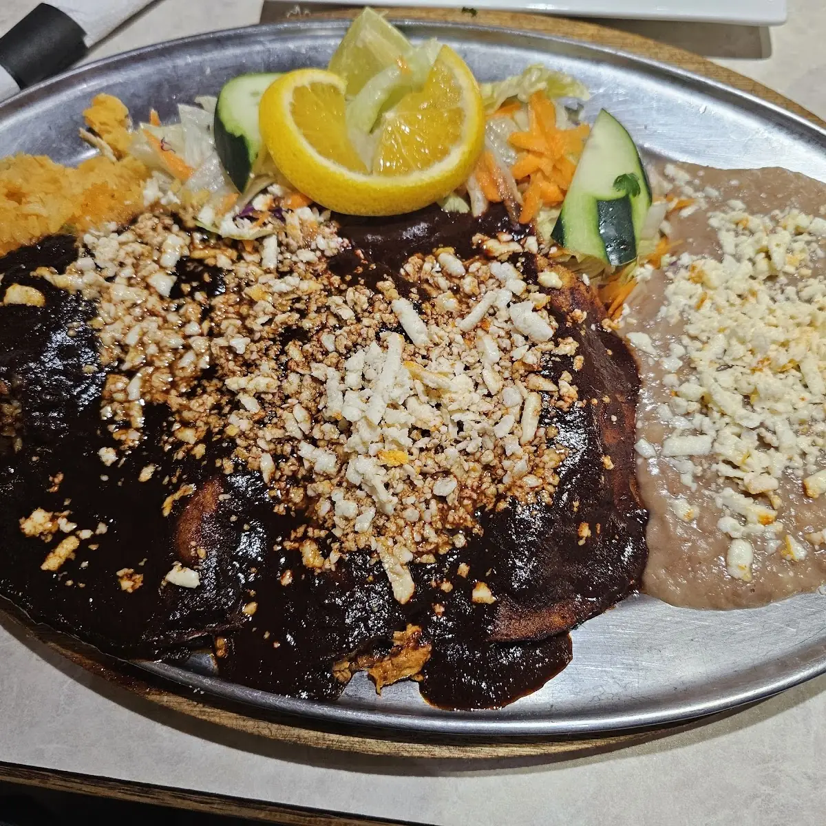 Enchiladas Con Mole Enchiladas