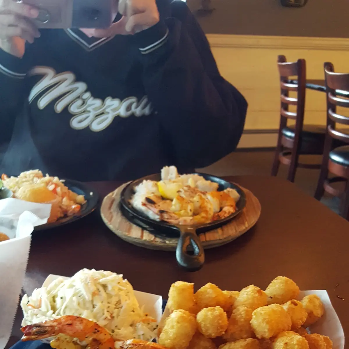Seafood Platter Also Stuffed Jalapenos