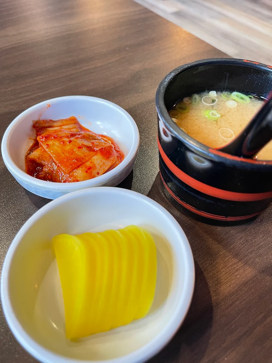 Miso Soup with Kimchi