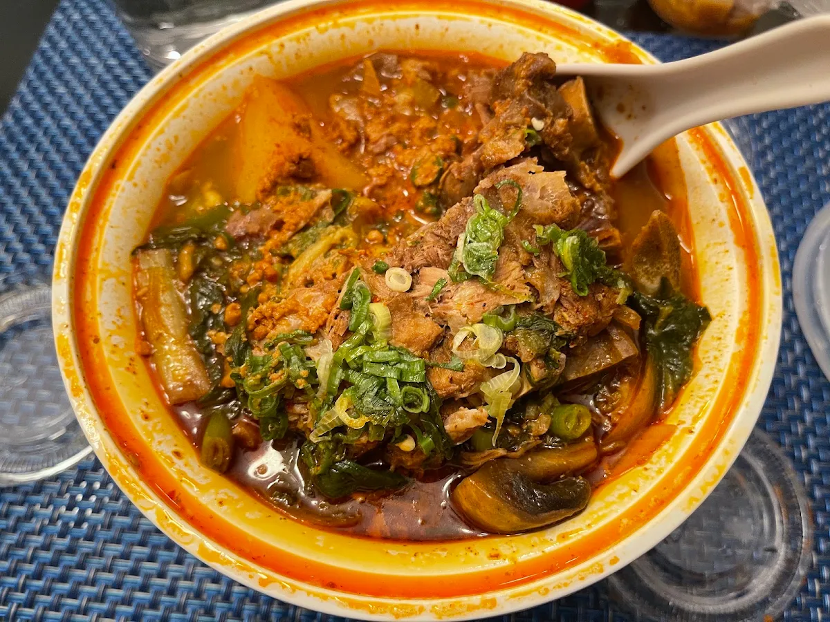 Spicy Pork Bone Soup