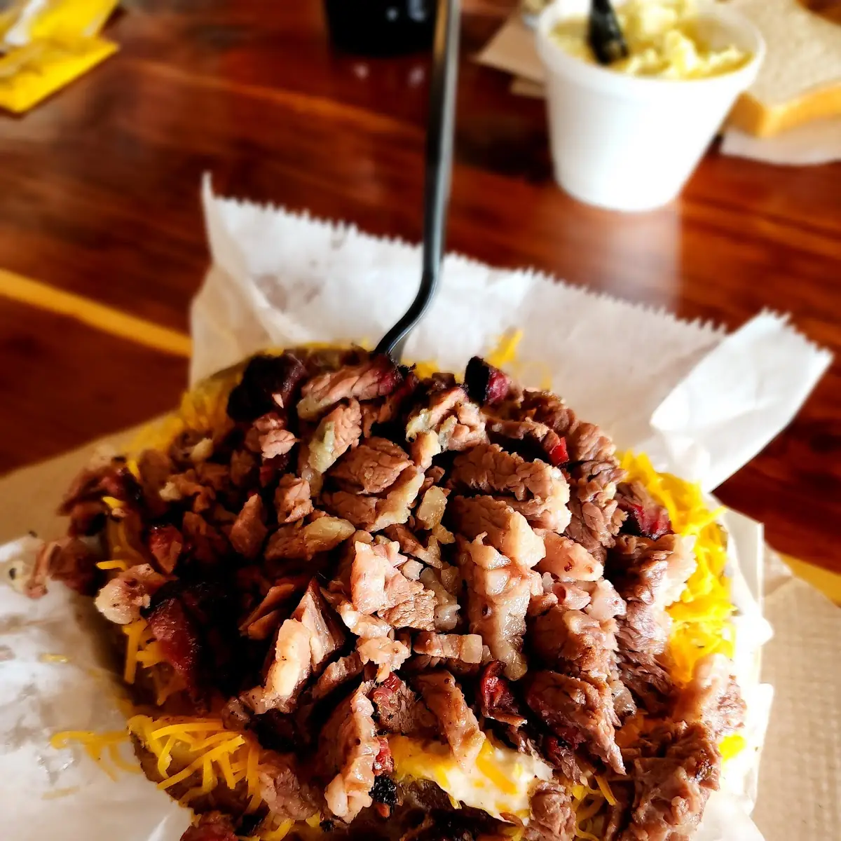 Loaded Baked Potato with Brisket