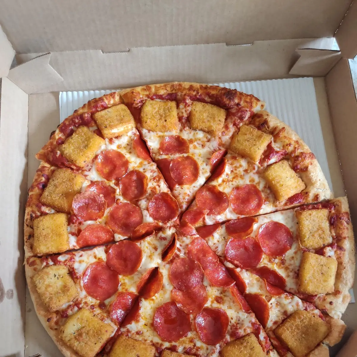Stuffed Crust Pepperoni Pizza