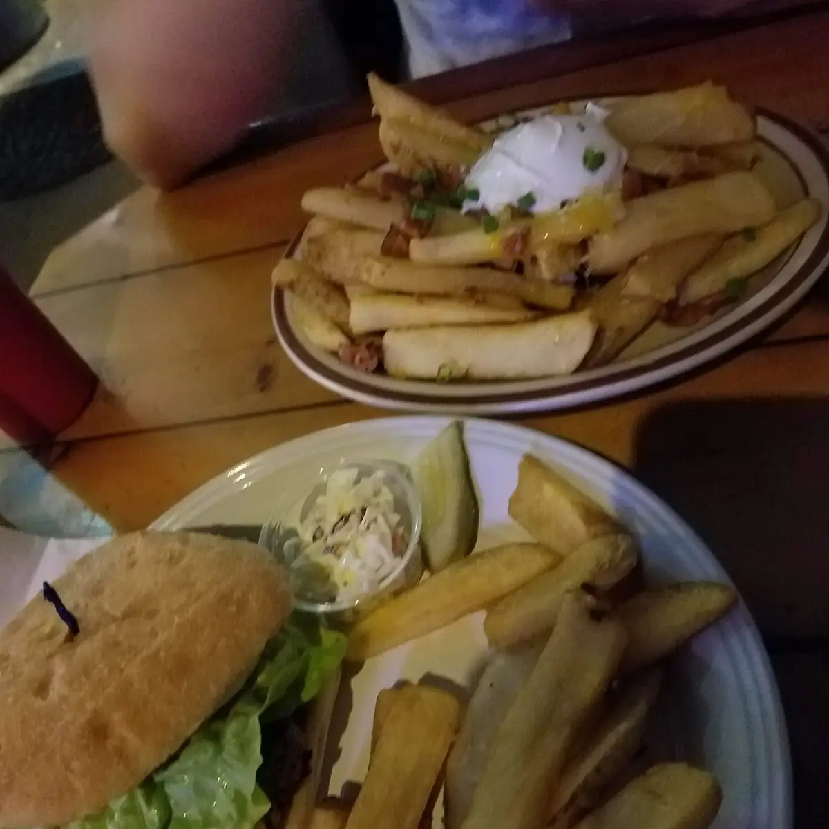 Classic Burger & Loaded Fries
