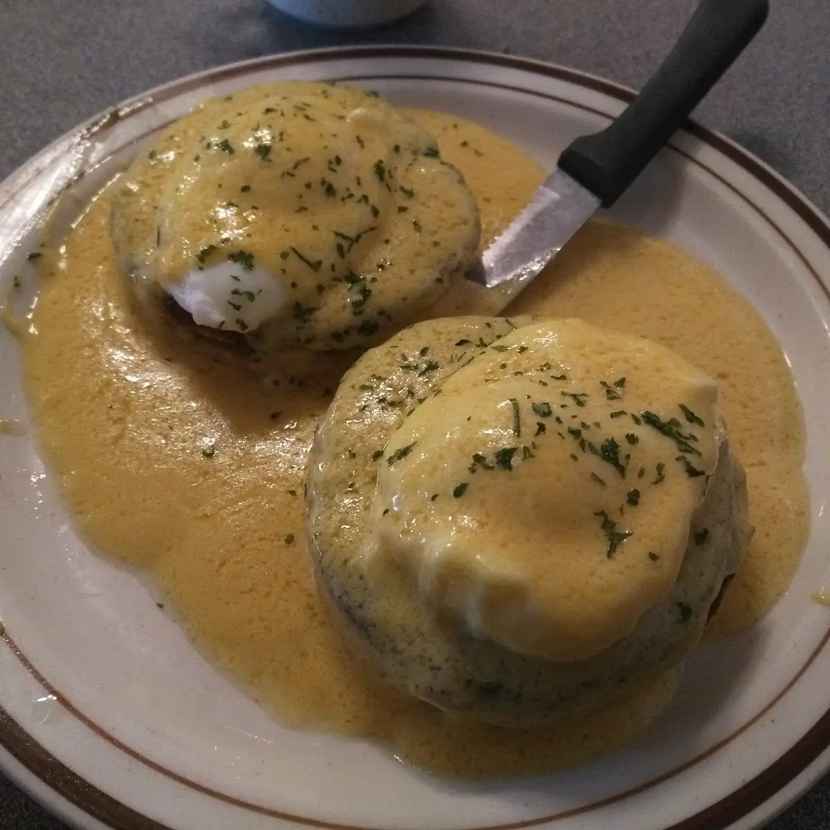 Sausage Gravy over Biscuits
