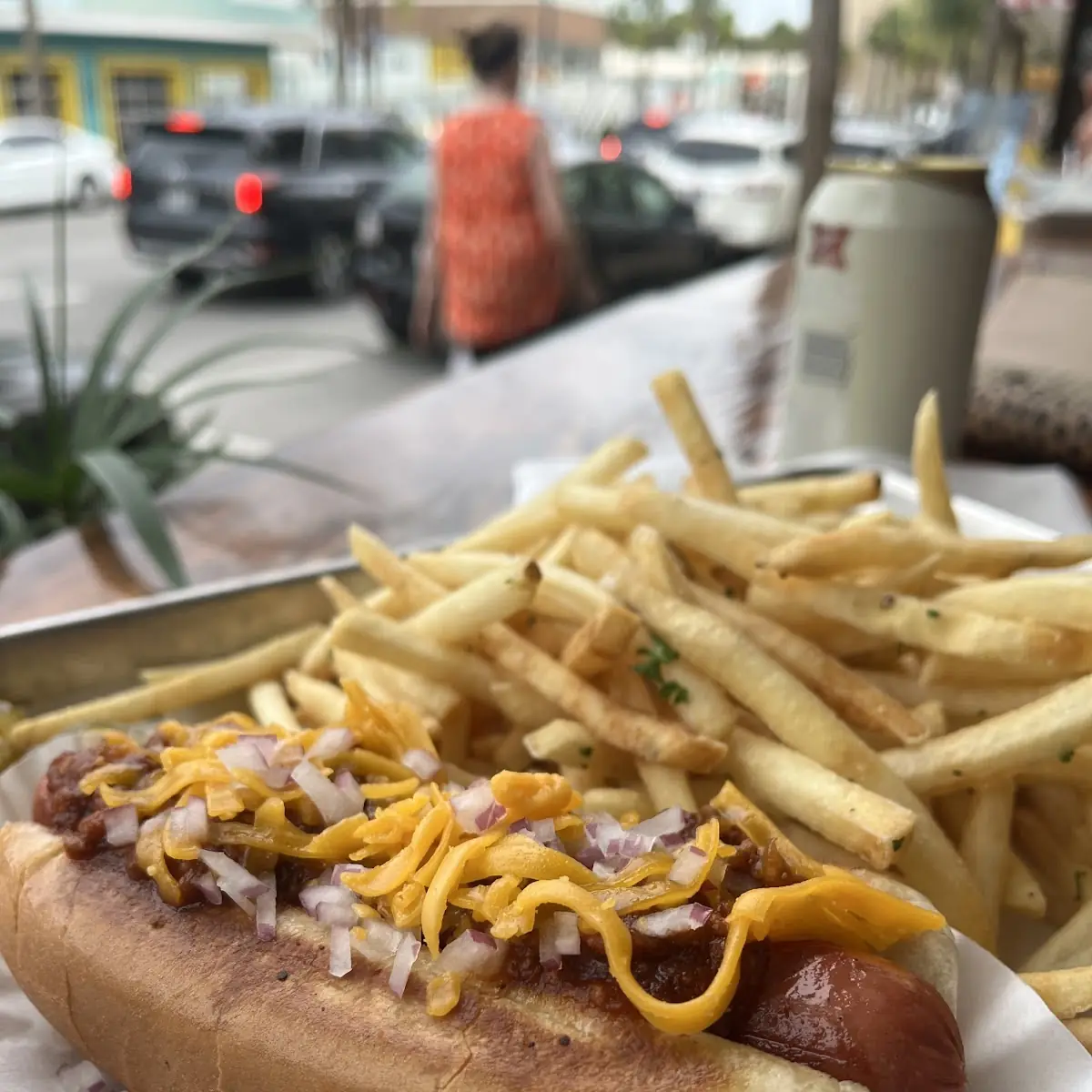 Grilled Chili Dog