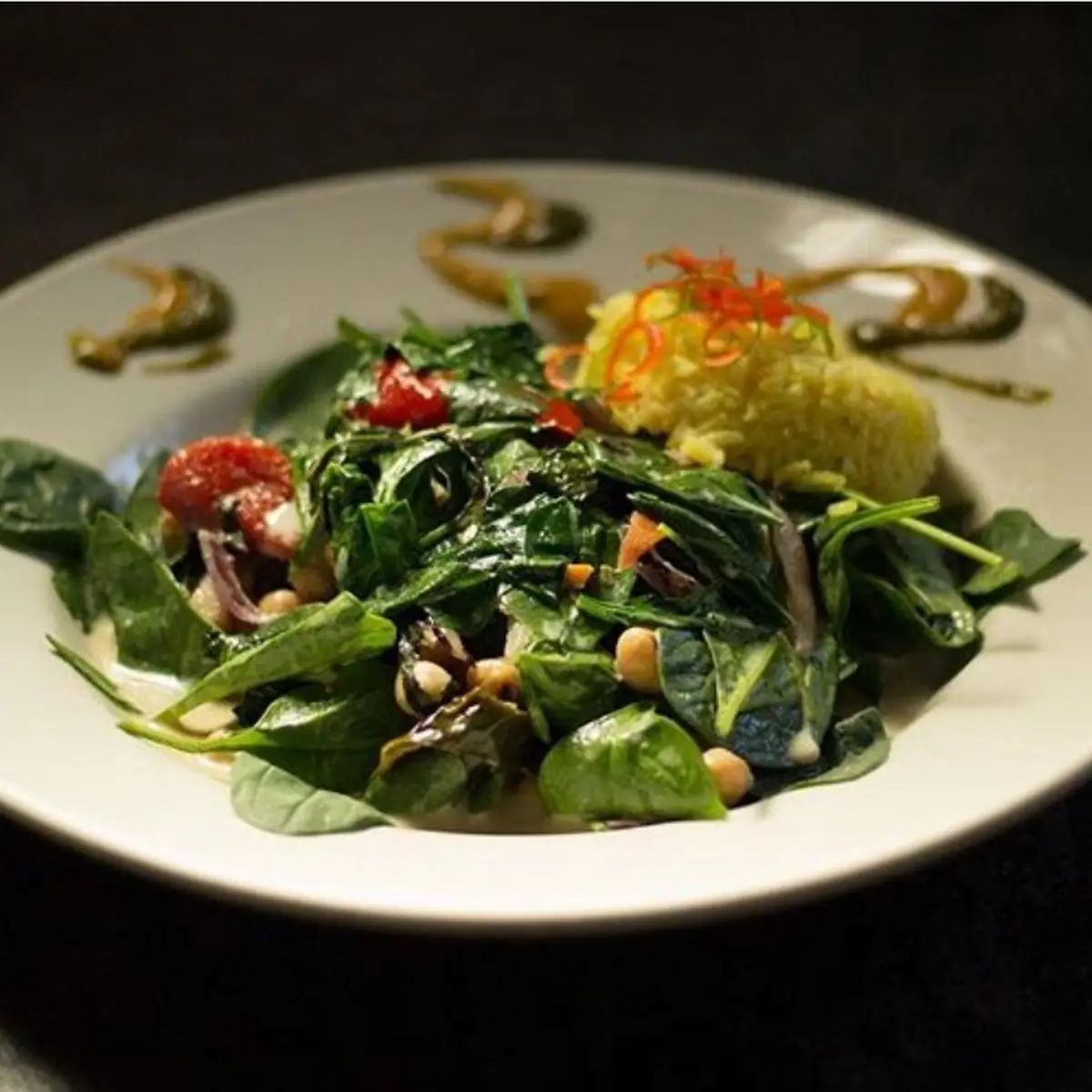 Wilted Spinach Salad