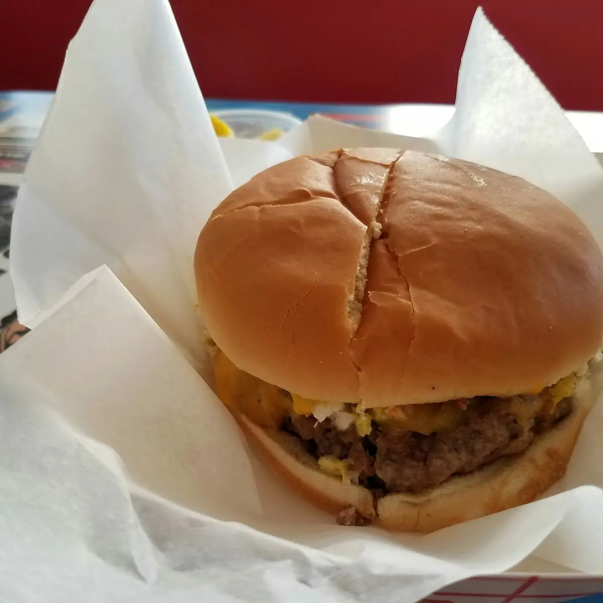 Kid's Cheeseburger American Cheese