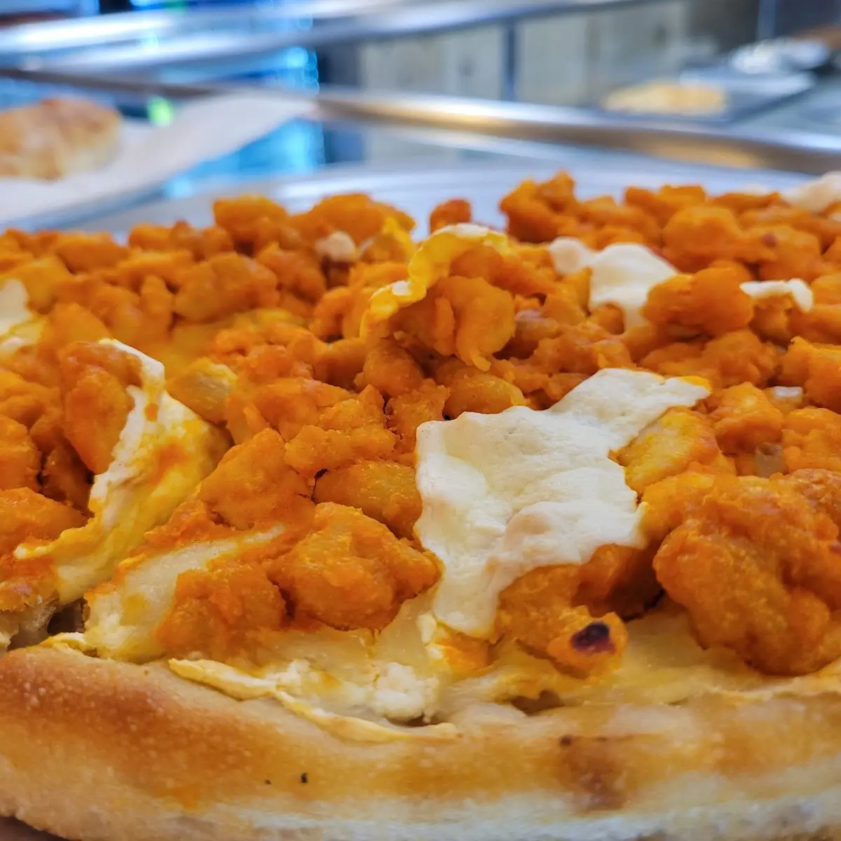 Deep Pan Buffalo Chicken Pizza