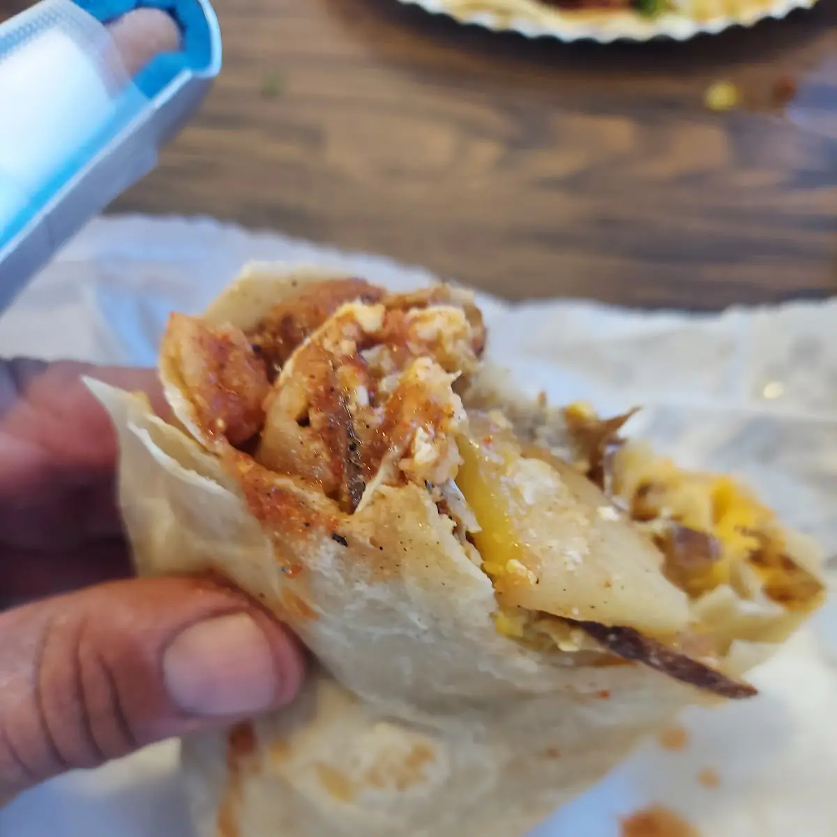 Sausage Egg and Potato Burrito