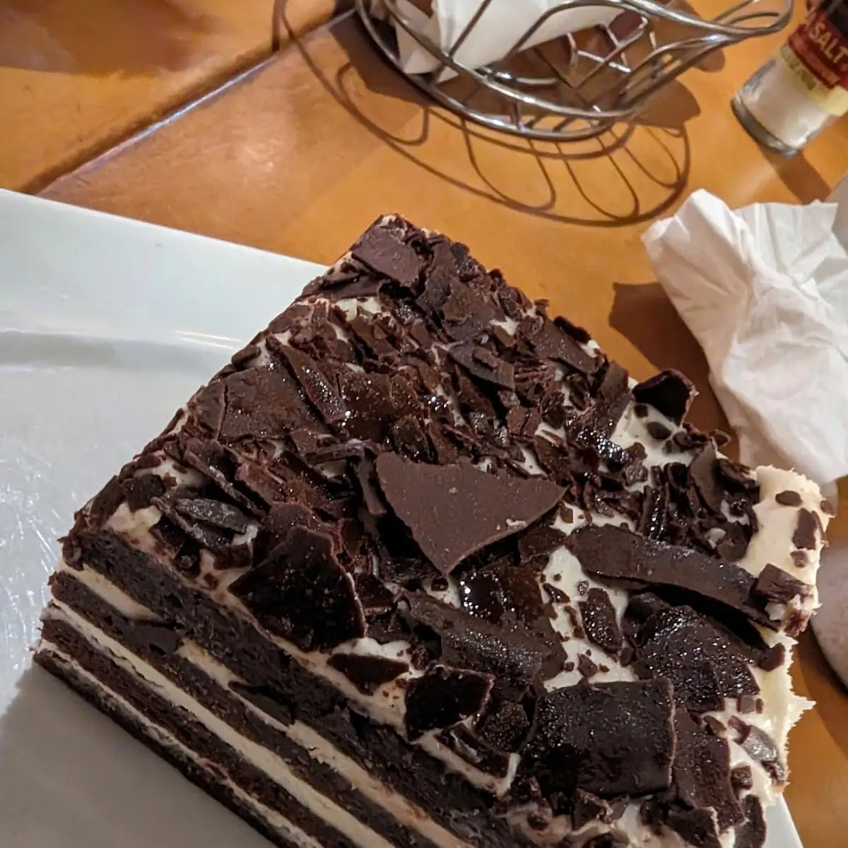 Chocolate Brownie Lasagna