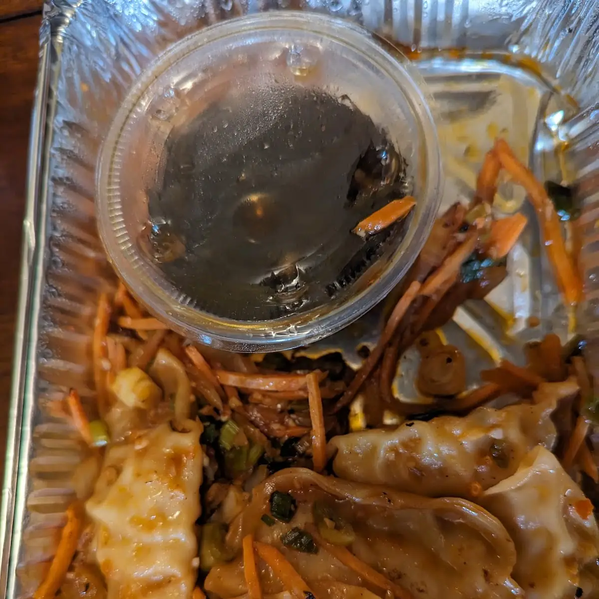 Dumplings in Garlic Sauce