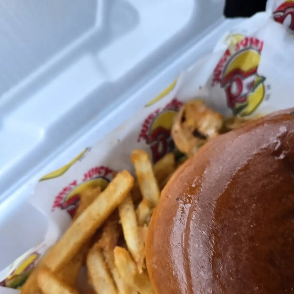 Shrimp and Chicken Burger