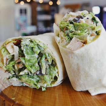 Chicken Wrap Caesar Club, Lavallee’s Cookery