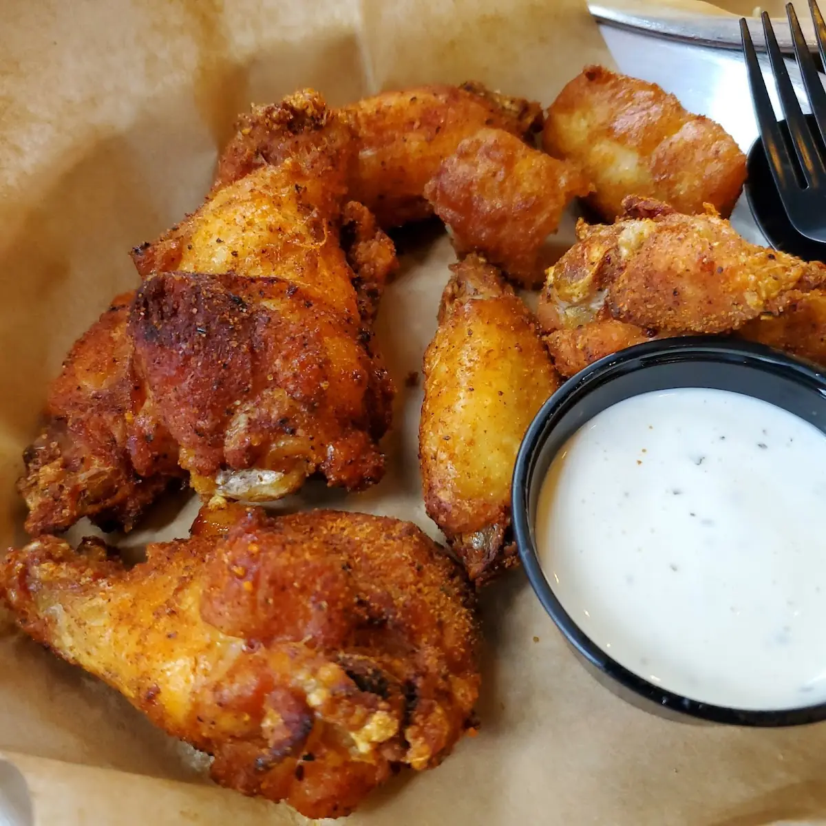 Spicy Wings with Two Sides