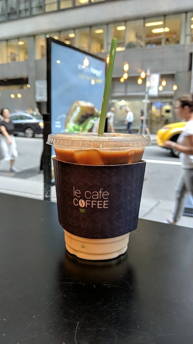 Lavender Cold Brew Iced Coffee