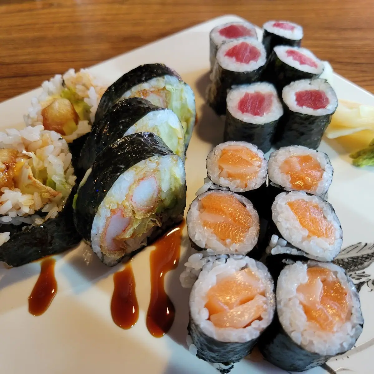 Bunch of Sushi Rolls