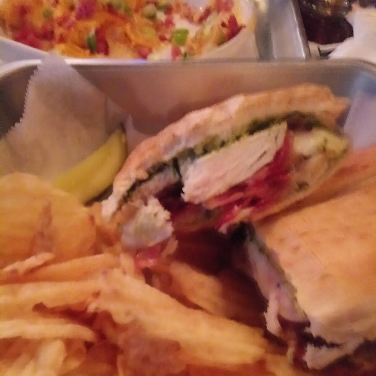 Pesto Chicken Panini