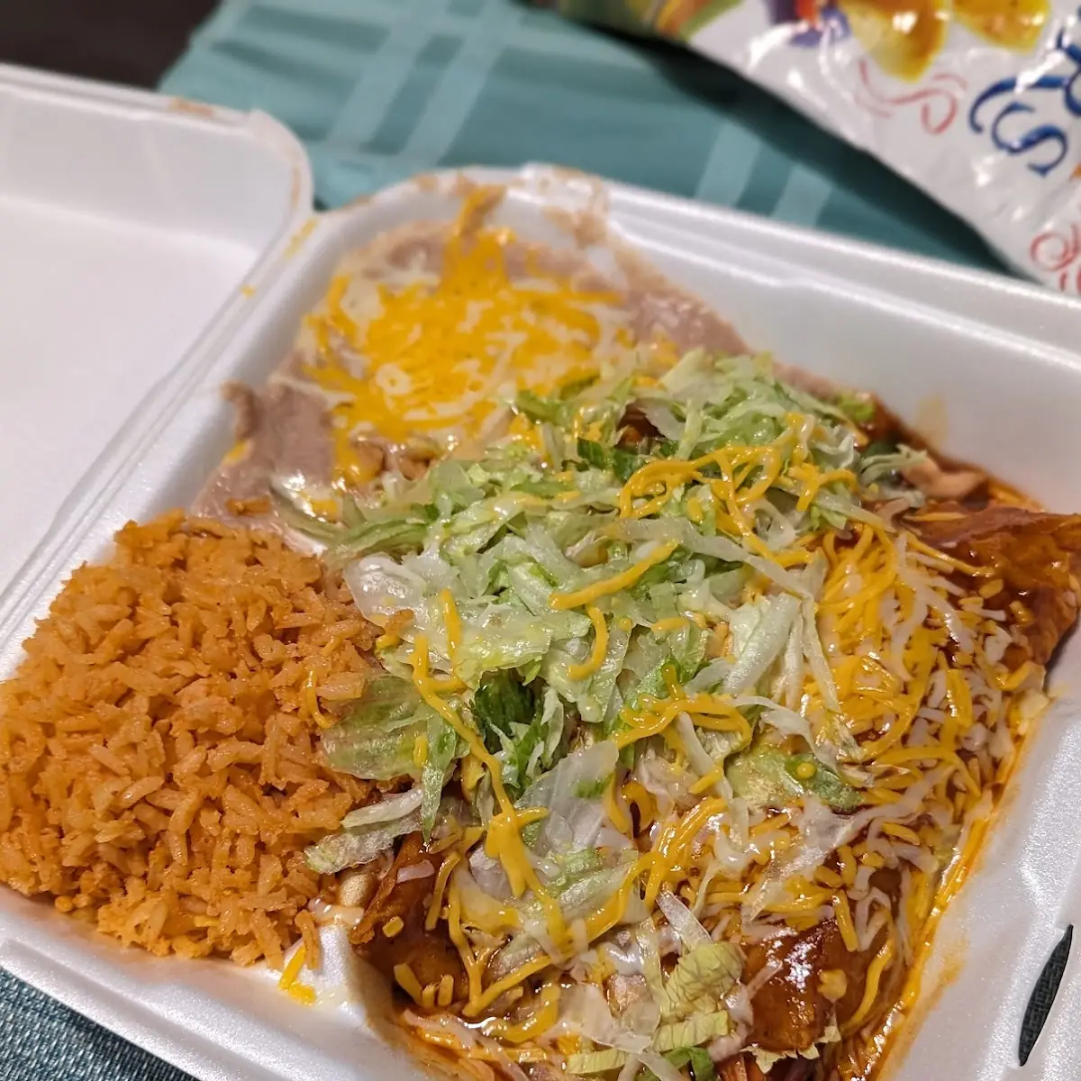 Chicken Enchilada Combo