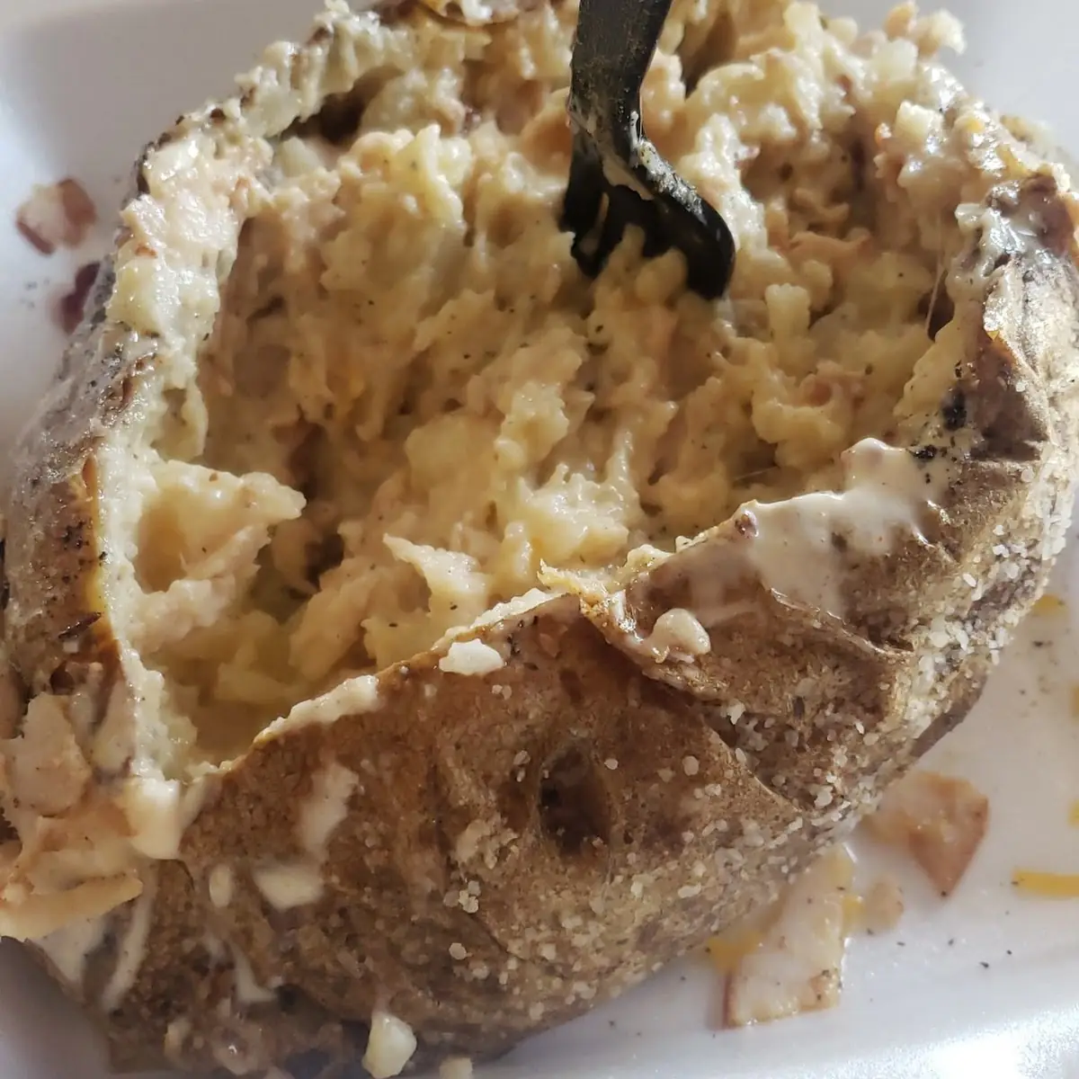 Turkey Stuffed Baked Potato