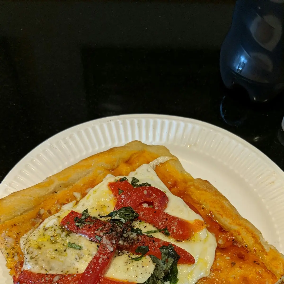 Caprese Pizza Slice
