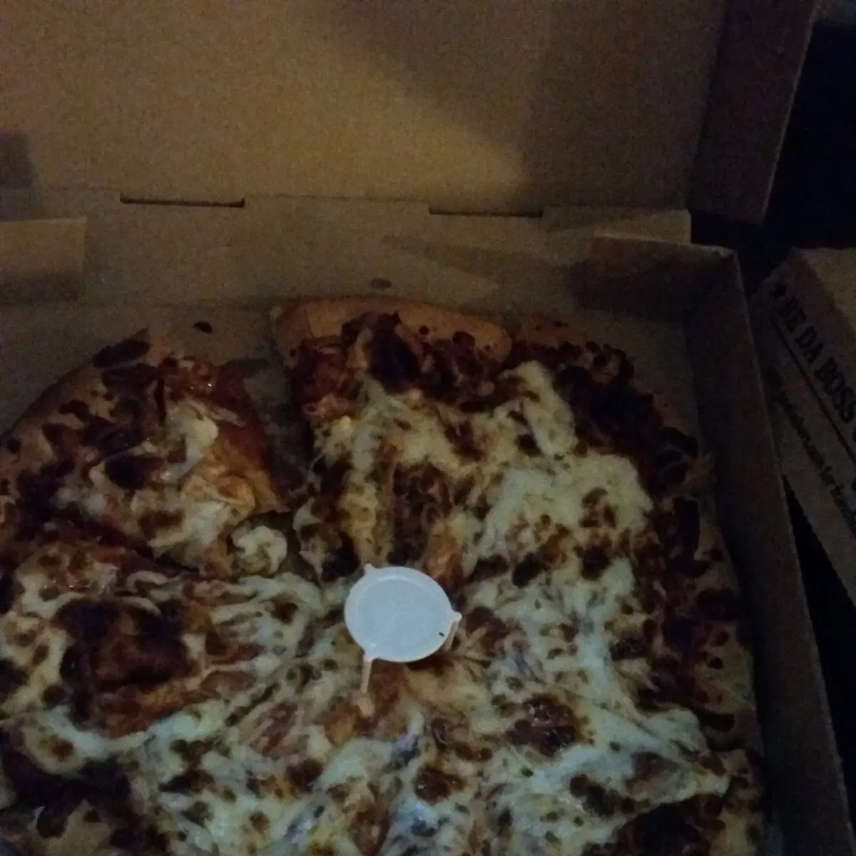 Pepperoni Pizza w 2 Much Sauce
