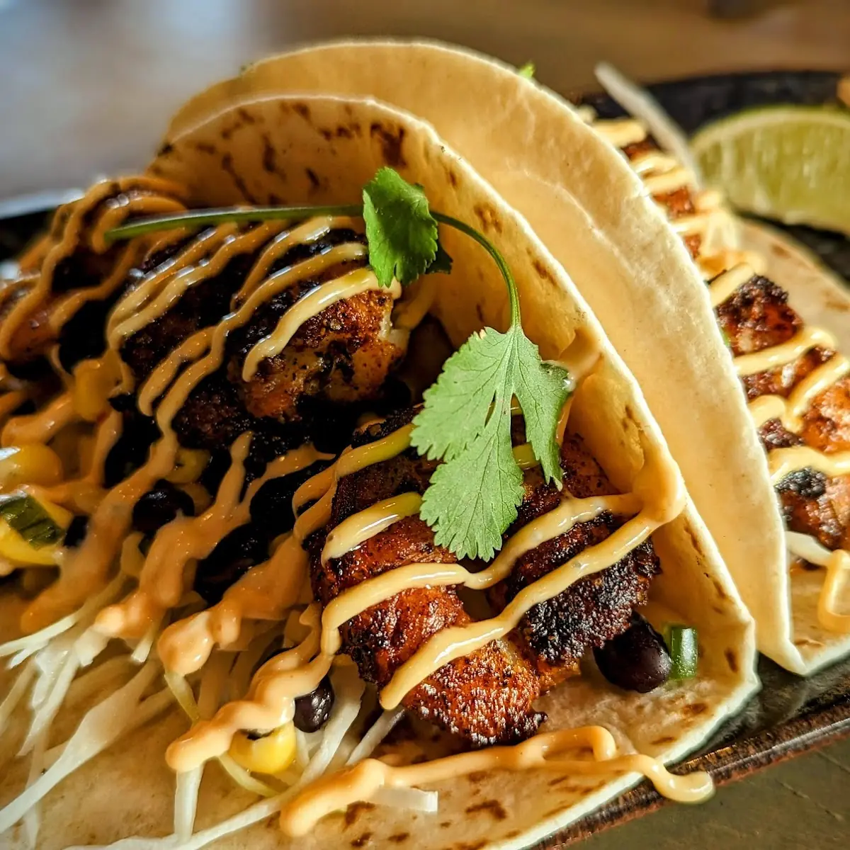 Blackened Shrimp Tacos