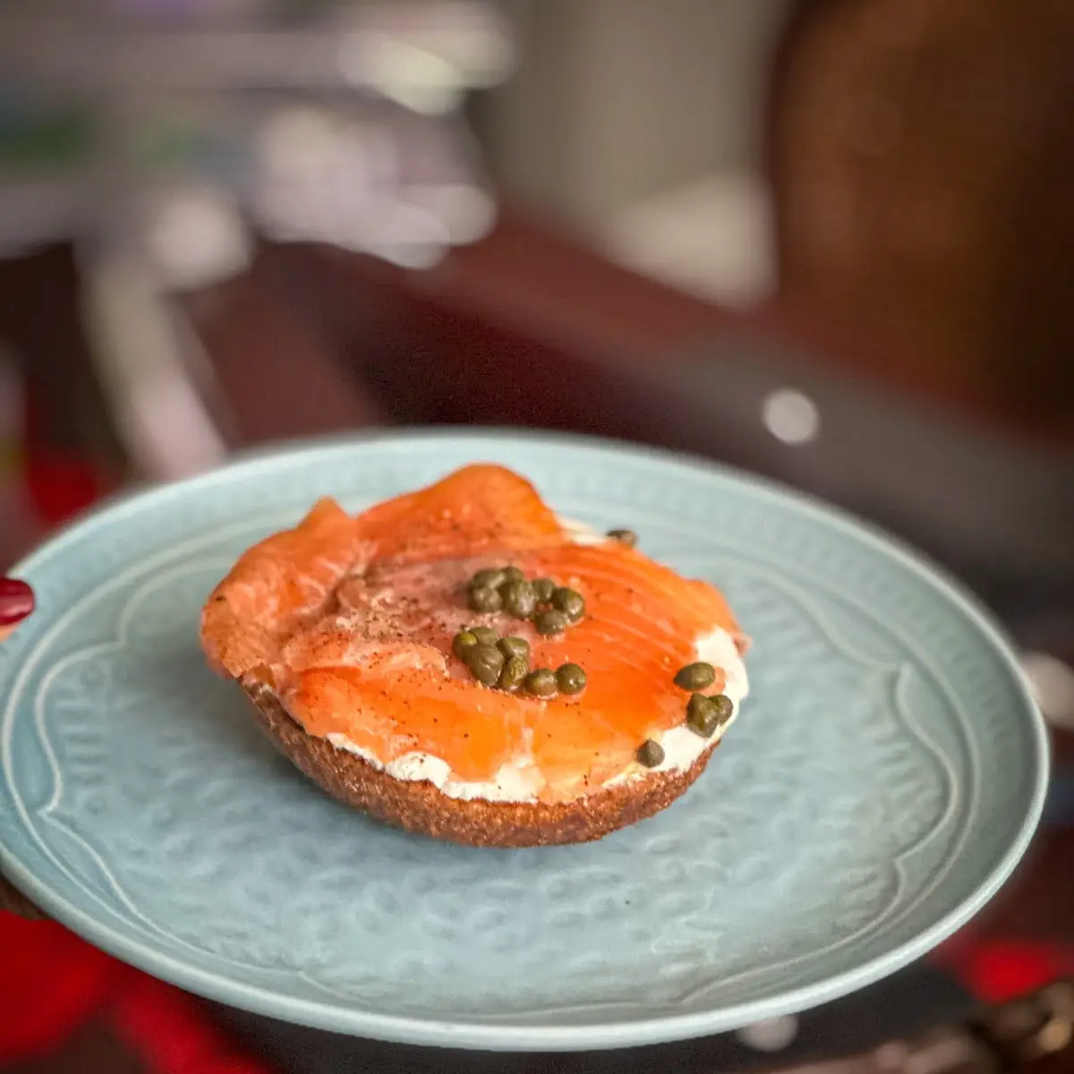 Smoke Salmon Bagel