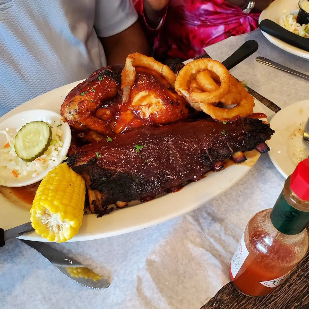 Baby Back Ribs & Fried Shrimp