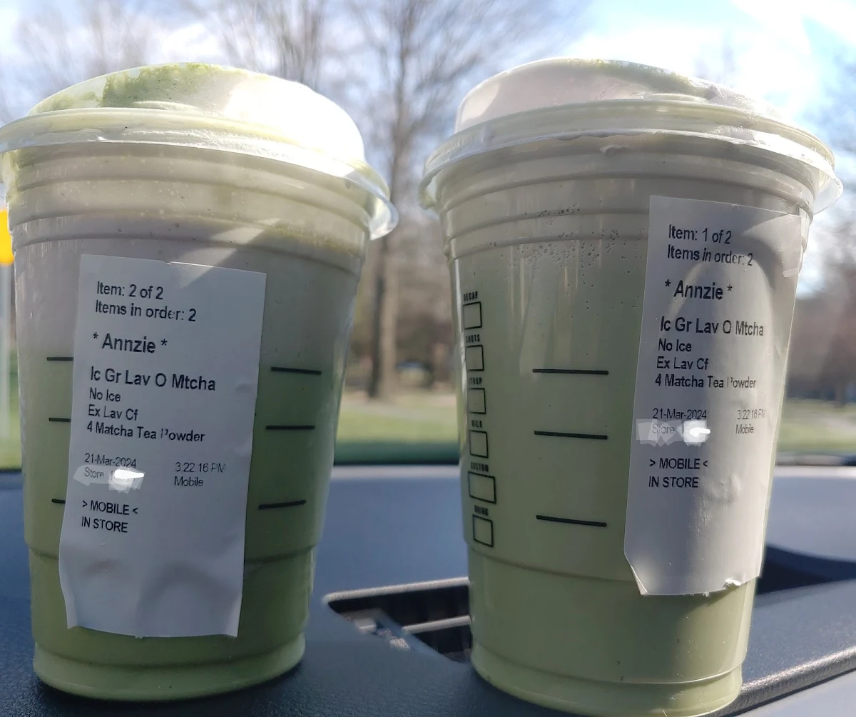 Lavender Cream Matcha Latte