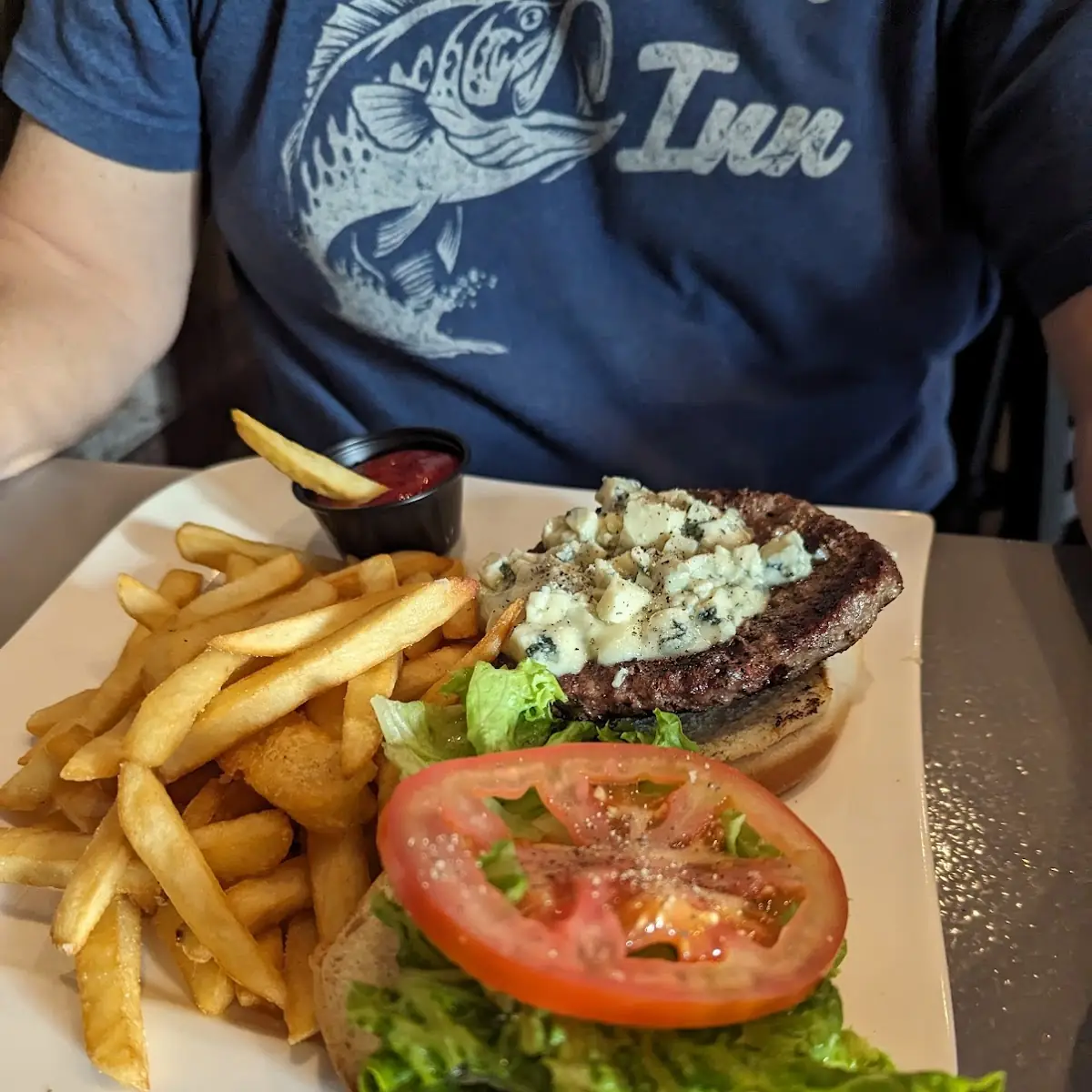 Blue Cheese Hamburger