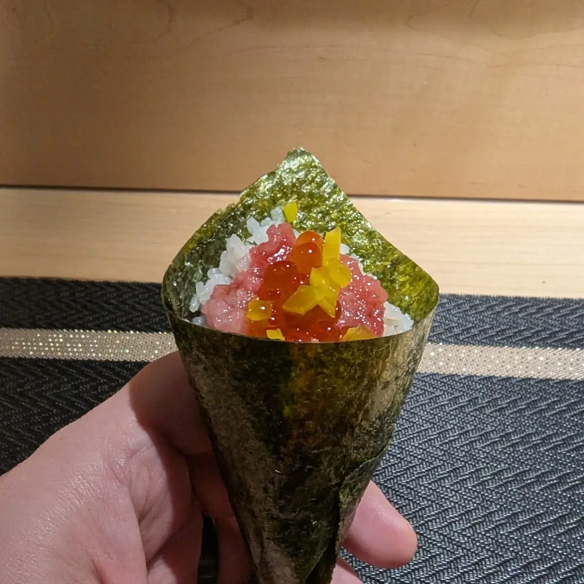 Negi Toro Hand Roll