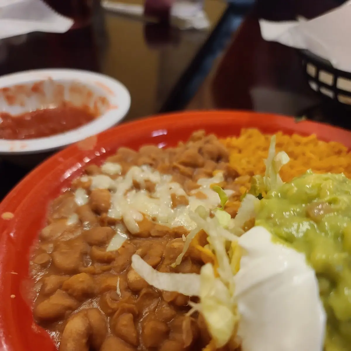 Rice & Refried Beans