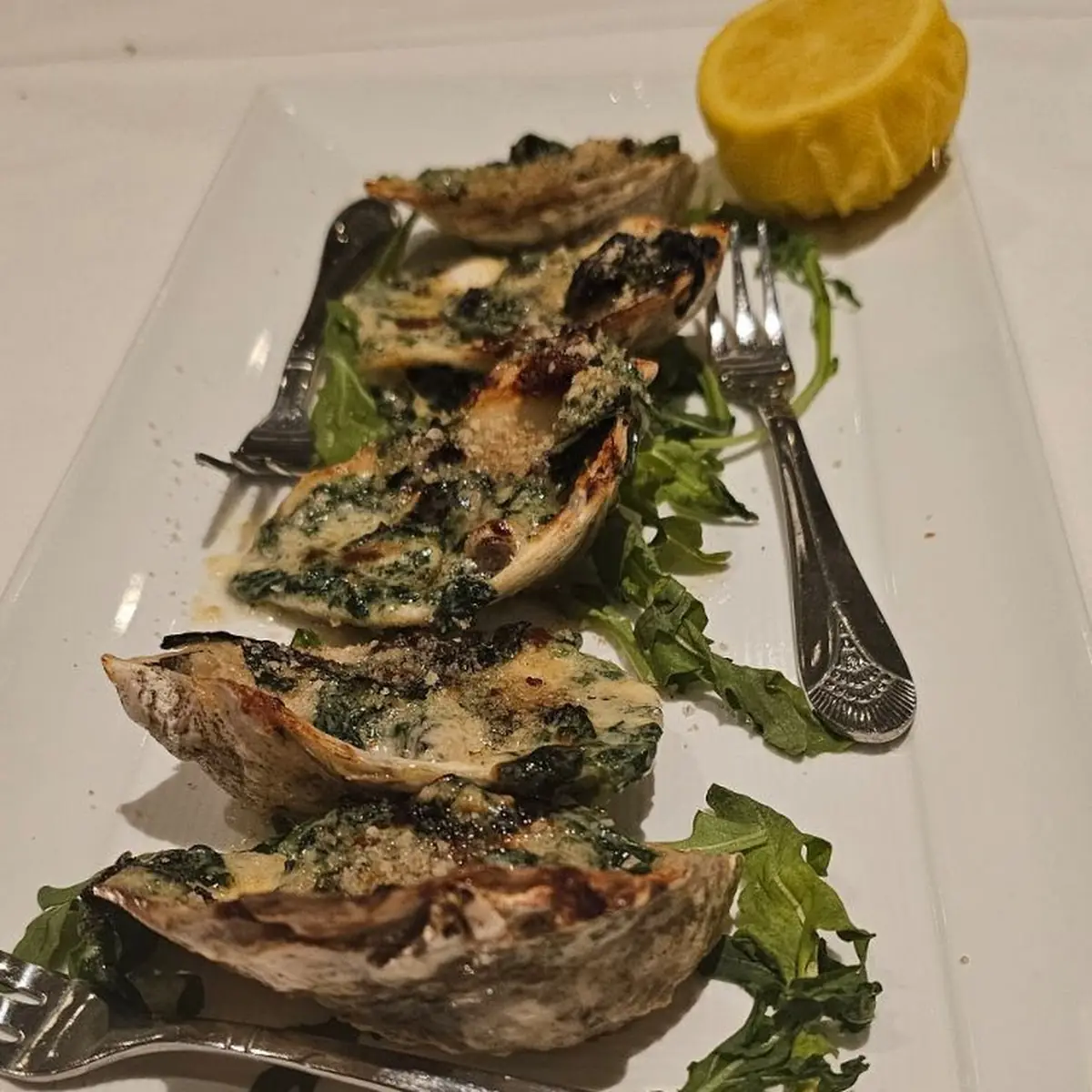 Oysters Rockefeller